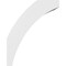 Ekena Millwork 6-in. W x 16-in. D x 20-in. H Thorton Architectural Grade PVC Knee Brace BRCP06X16X20THR - alternate 5